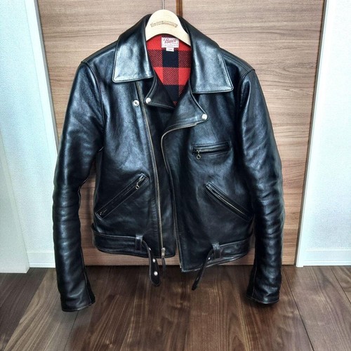 Veste cuir double - veste, en