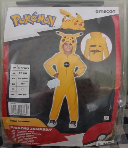 Déguisement pikachu pokémon - pikachu,