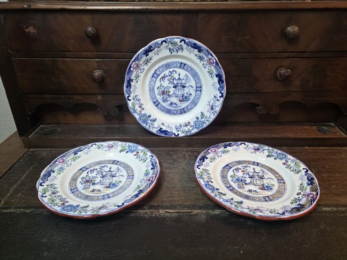 Lot assiettes anciennes - 3,