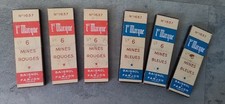 LOT DE 6 PAQUETS MINES BAIGNOL ET FARJON - ROUGES ET BLEUES