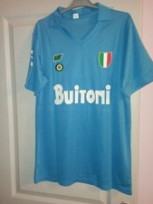 Maillot Foot Marodonna Taille L Napoli Naples Numéro 10 Retro