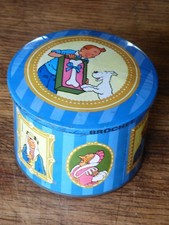 Boîte Ronde en Métal - Marque BROCHET " Décor TINTIN et MILOU " les portraits