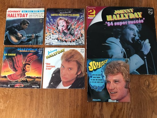 Lot disque lp johnny - ep,