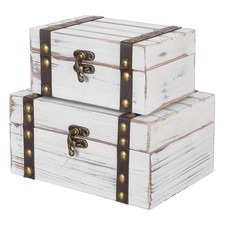  Lot de 2 boîtes à trésors