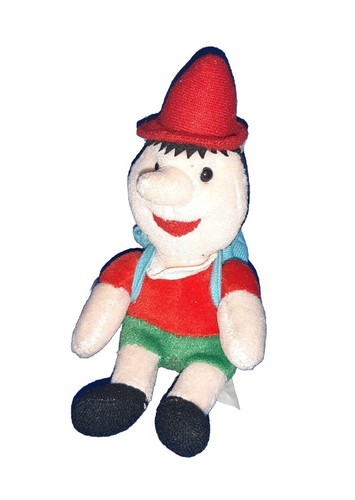 Pinocchio peluche vintage 15cm - peluche,