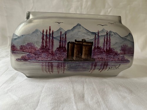 Vase verre cameo rare - en,
