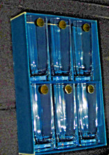 RARE 6 GRANDS VERRES CRISTAL D'ARQUES ORANGEADE MODÈLE CHAMBÉRY 36 CL + BOÎTE