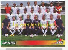 468 EQUIPE TEAM KV OOSTENDE STICKER PANINI FOOTBALL BELGIQUE 2010 2011