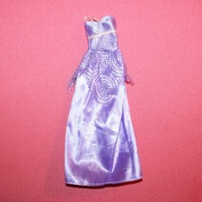 Robe de soirée mauve pour
