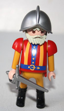 PLAYMOBIL 4295 SOLDAT ESPAGNOL BARBE GRISE BARQUE TRANSPORT TRESOR PIRATES