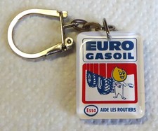 Porte clé Bourbon Esso , Euro Gas-Oil , goutte d'huile Esso