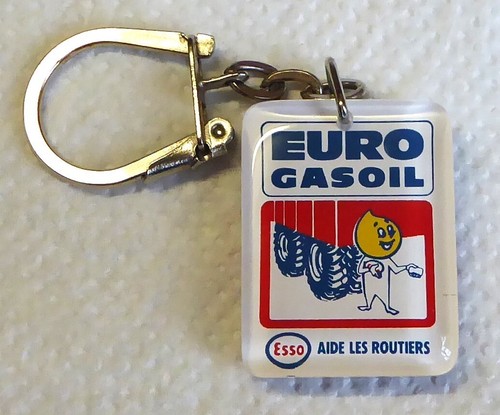 Porte clé bourbon esso euro - clé, ,