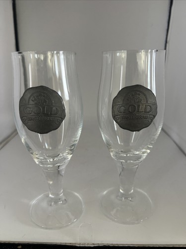 Verres bière gold de - 2,