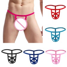 Slip Ouvert Sur Le Devant Pour Homme Tongs Ball Lifer String En T Lingerie /