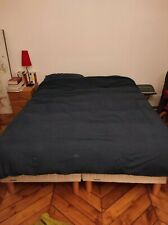 Lit = 2x sommiers Twin Bultex 80x200 cm + matelas Simmons Seduction 160x200 cm