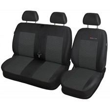 Housses de siège auto sur mesure pour Renault Trafic II BUS 2+1 01-14
