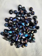 LOT ANCIENNE PERLE EN JAIS DE