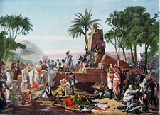CAMPAGNE d'ÉGYPTE- HALTE du