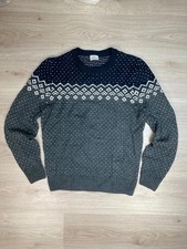 Pull vintage Laine gris /
