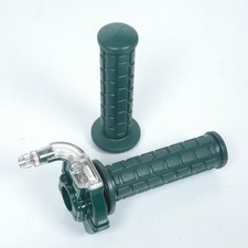 Poignée de gaz vert foncé