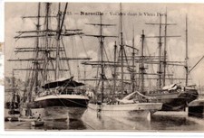 1 CPA MARSEILLE:  LE PORT BATEAUX VOILIERS