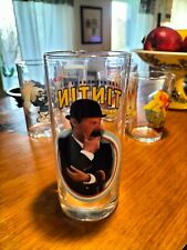 GRAND VERRE ESPAGNOL 13,5 cm TINTIN AVEC DUPONT PARAMOUNT 2011  (JARV756)