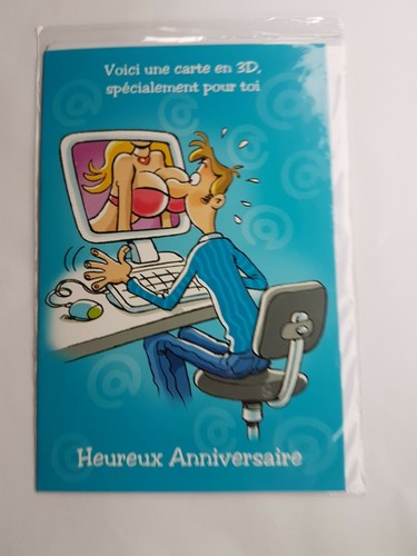 Neuf carte anniversaire - neuf,