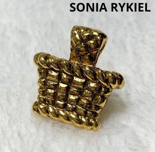 Broche épingle dorée motif