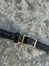 BRACELET MONTRE NOIR CUIR