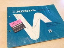 Honda CR80R CR80 R RF R2F CR 80 parts list catalogue pièce détachée