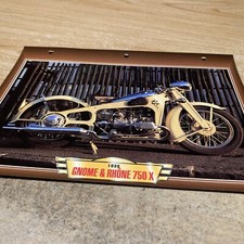 Gnome Rhône 750 X 1938 fiche carte moto passion collection Atlas