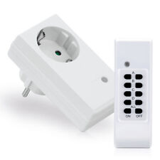 Prises Électriques Télécommandées 1er Set + 1x Télécommande 1100 Watt À 30m