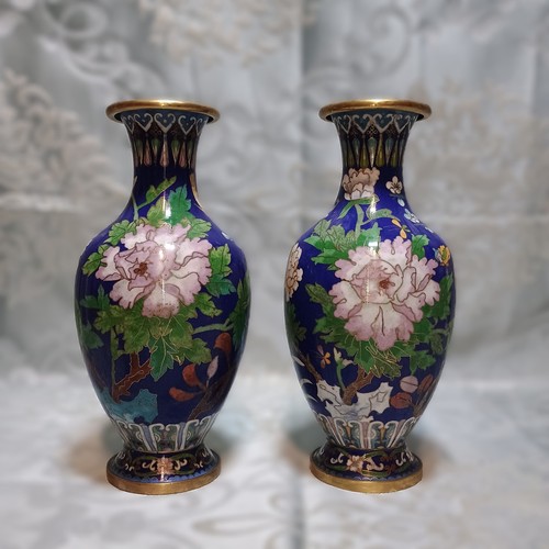 Paire vases chinois en - vases,