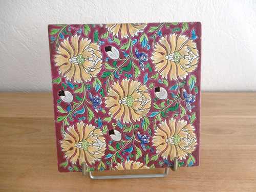 Carreau faience emaux gien - carreau,