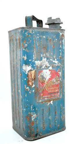 Ancien bidon essence - ancien, d'essence