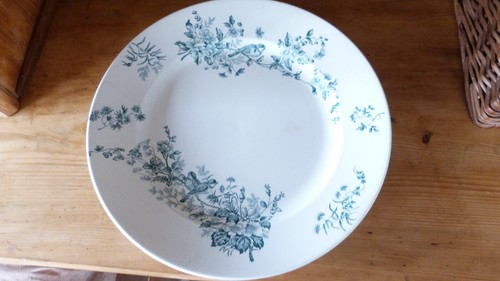 Plat longwy ancien - plat, service