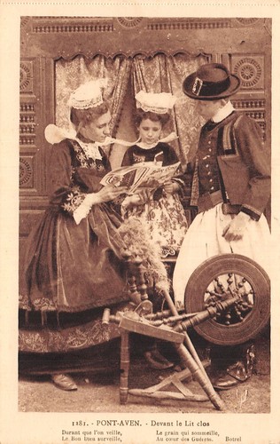 Pont aven folklore lit - folklore,