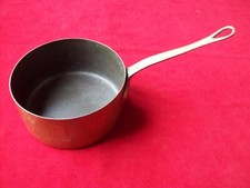 ANCIENNE CASSEROLE EN CUIVRE DIAMÈTRE 16 CM ESTAMPILLER VESOUL ART ET CUISINE