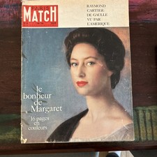 PARIS MATCH N°578 07/05/1960 MARGARET TONY DE GAULLE L'AFFAIRE PEUGEOT MATTA