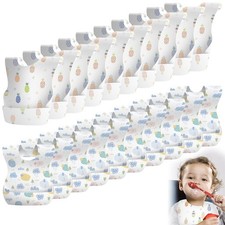 20 Pièces Jetables Bavoir