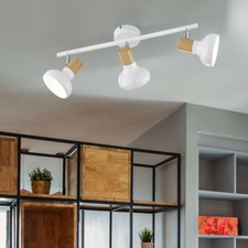 Plafonnier Lampe En Bois Spot