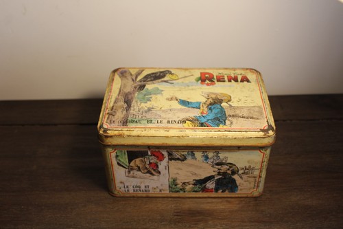 Ancienne boîte tôle - en,