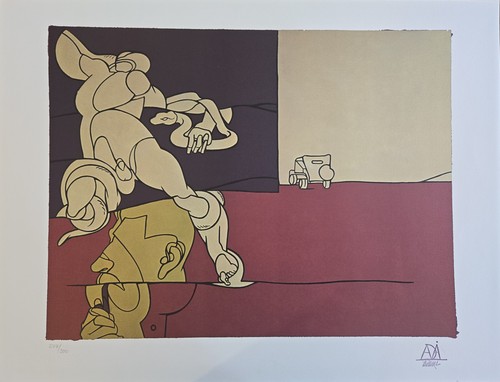 Valerio adami offset - valerio, (1935)
