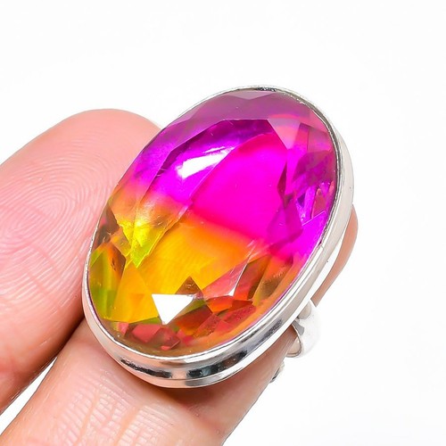 Bague réglable amétrine - réglable,
