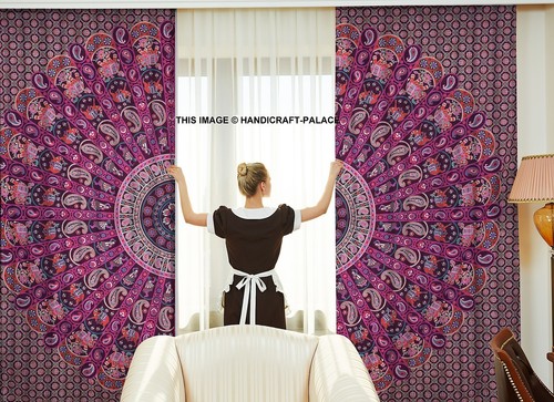 Rideaux mandala paisley - mandala,