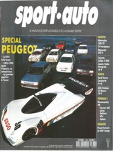 SPORT AUTO N°338 SPE. PEUGEOT / MERCO 300 CE VS MASERATI 222E / SIERRA COSWORTH