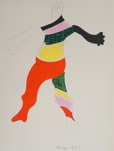 Joan miro danseur coloré - joan,