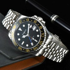 PARNIS 40mm Men Sapphire Glass