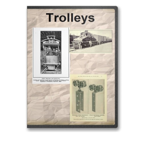 Trolley cars and - cars,