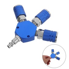  Séparateur de tuyau d'air : collecteur 3 voies, raccords rapides pour